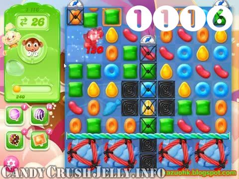 Candy Crush Jelly Saga : Level 1116 – Videos, Cheats, Tips and Tricks
