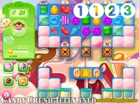 Candy Crush Jelly Saga : Level 1123 – Videos, Cheats, Tips and Tricks