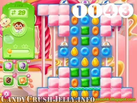 Candy Crush Jelly Saga : Level 1143 – Videos, Cheats, Tips and Tricks