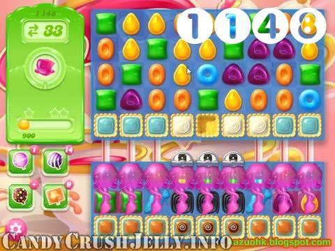 Candy Crush Jelly Saga : Level 1148 – Videos, Cheats, Tips and Tricks