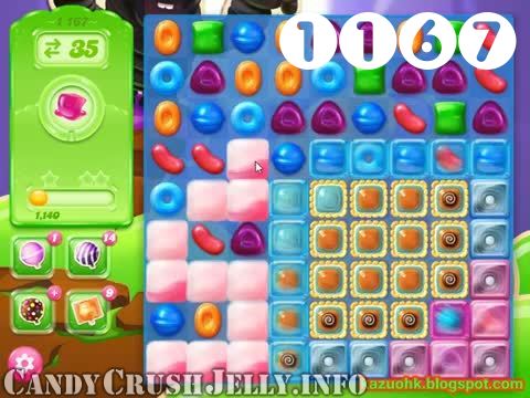 Candy Crush Jelly Saga : Level 1167 – Videos, Cheats, Tips and Tricks