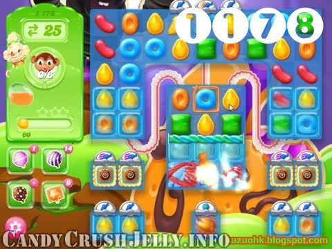 Candy Crush Jelly Saga : Level 1178 – Videos, Cheats, Tips and Tricks