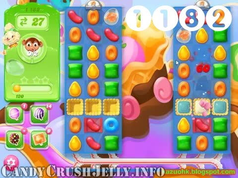 Candy Crush Jelly Saga : Level 1182 – Videos, Cheats, Tips and Tricks
