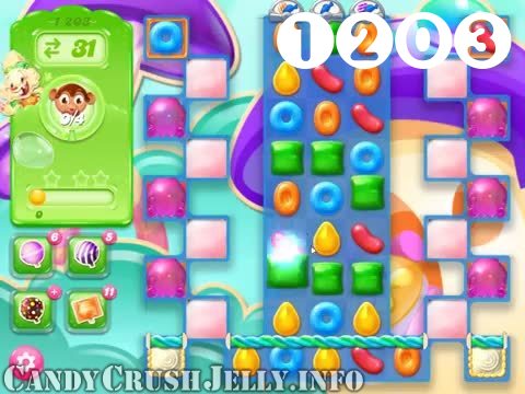 Candy Crush Jelly Saga : Level 1203 – Videos, Cheats, Tips and Tricks