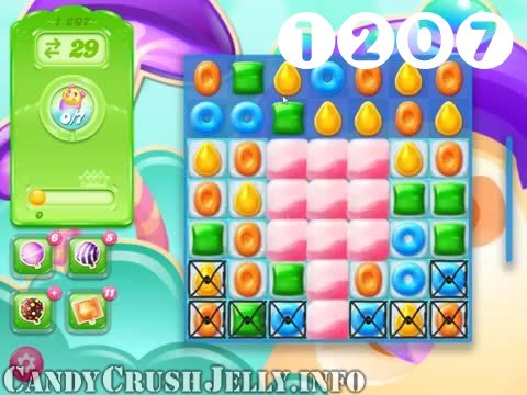 Candy Crush Jelly Saga : Level 1207 – Videos, Cheats, Tips and Tricks