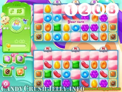 Candy Crush Jelly Saga : Level 1208 – Videos, Cheats, Tips and Tricks