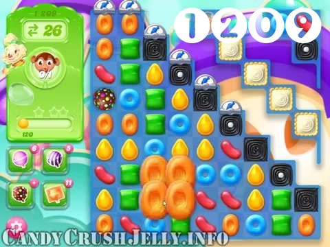 Candy Crush Jelly Saga : Level 1209 – Videos, Cheats, Tips and Tricks