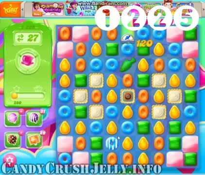 Candy Crush Jelly Saga : Level 1225 – Videos, Cheats, Tips and Tricks