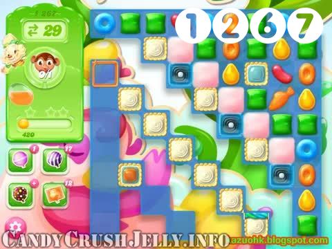 Candy Crush Jelly Saga : Level 1267 – Videos, Cheats, Tips and Tricks