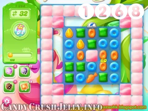 Candy Crush Jelly Saga : Level 1268 – Videos, Cheats, Tips and Tricks