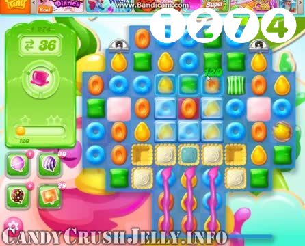 Candy Crush Jelly Saga : Level 1274 – Videos, Cheats, Tips and Tricks