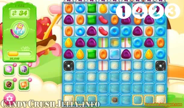 Candy Crush Jelly Saga : Level 1423 – Videos, Cheats, Tips and Tricks
