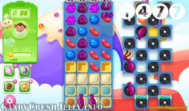 Candy Crush Jelly Saga : Level 1477 – Videos, Cheats, Tips and Tricks