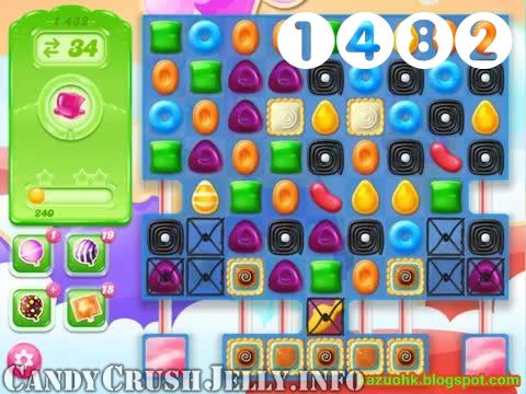 Candy Crush Jelly Saga : Level 1482 – Videos, Cheats, Tips and Tricks