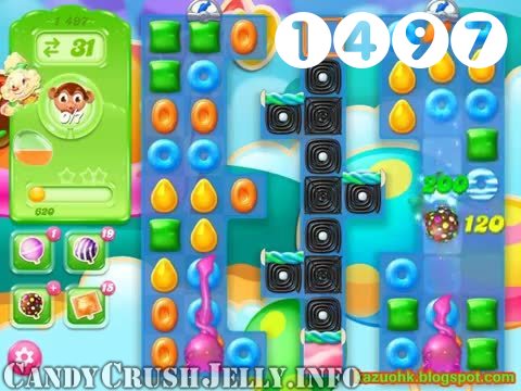 Candy Crush Jelly Saga : Level 1497 – Videos, Cheats, Tips and Tricks