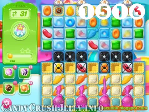 Candy Crush Jelly Saga : Level 1516 – Videos, Cheats, Tips and Tricks