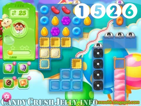 Candy Crush Jelly Saga : Level 1526 – Videos, Cheats, Tips and Tricks