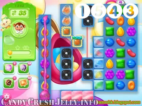 Candy Crush Jelly Saga : Level 1543 – Videos, Cheats, Tips and Tricks