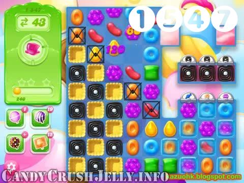 Candy Crush Jelly Saga : Level 1547 – Videos, Cheats, Tips and Tricks