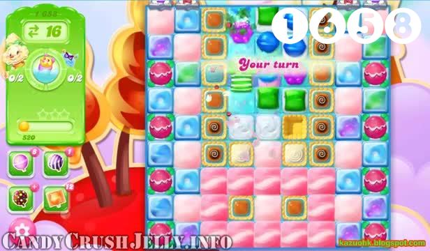 Candy Crush Jelly Saga : Level 1658 – Videos, Cheats, Tips and Tricks