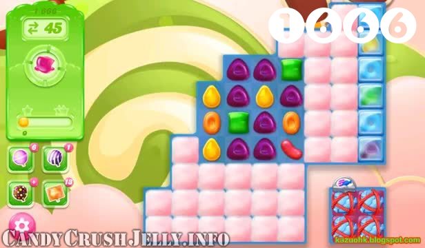 Candy Crush Jelly Saga : Level 1666 – Videos, Cheats, Tips and Tricks