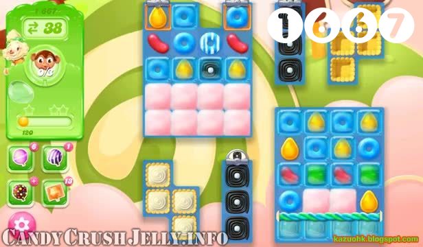 Candy Crush Jelly Saga : Level 1667 – Videos, Cheats, Tips and Tricks