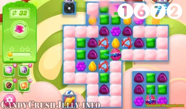 Candy Crush Jelly Saga : Level 1672 – Videos, Cheats, Tips and Tricks