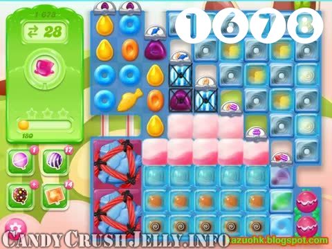 Candy Crush Jelly Saga : Level 1678 – Videos, Cheats, Tips and Tricks