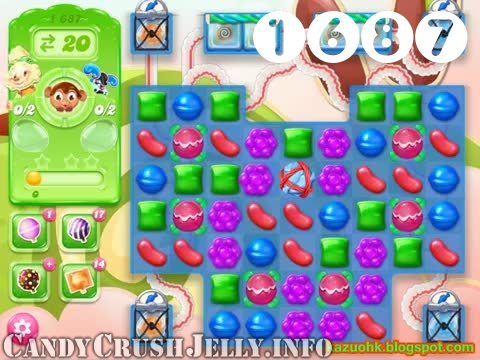 Candy Crush Jelly Saga : Level 1687 – Videos, Cheats, Tips and Tricks