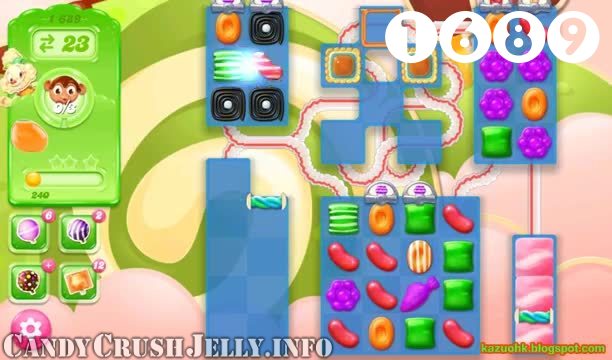 Candy Crush Jelly Saga : Level 1689 – Videos, Cheats, Tips and Tricks