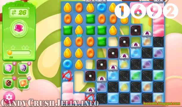 Candy Crush Jelly Saga : Level 1692 – Videos, Cheats, Tips and Tricks
