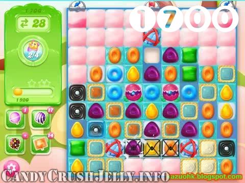 Candy Crush Jelly Saga : Level 1700 – Videos, Cheats, Tips and Tricks