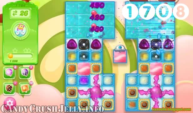 Candy Crush Jelly Saga : Level 1708 – Videos, Cheats, Tips and Tricks