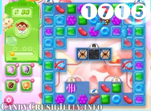 Candy Crush Jelly Saga : Level 1715 – Videos, Cheats, Tips and Tricks
