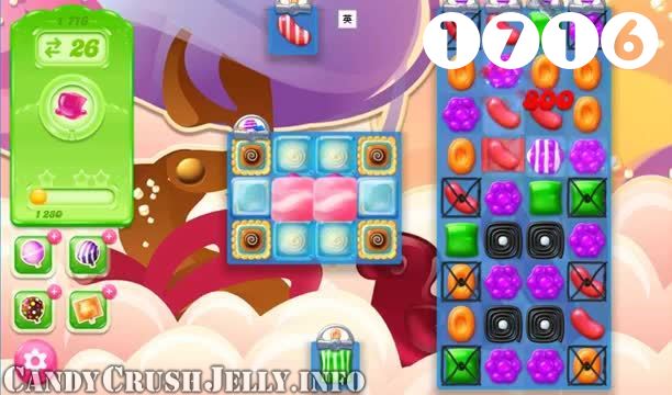Candy Crush Jelly Saga : Level 1716 – Videos, Cheats, Tips and Tricks