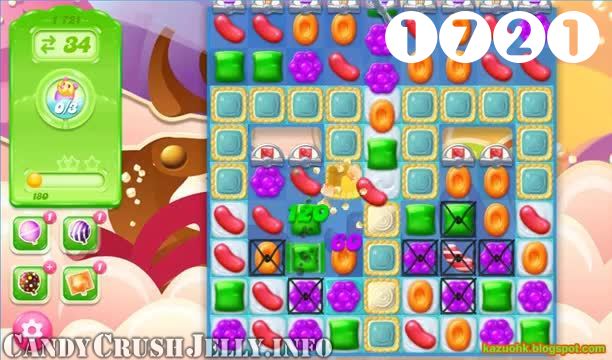Candy Crush Jelly Saga : Level 1721 – Videos, Cheats, Tips and Tricks