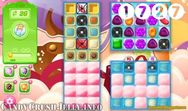 Candy Crush Jelly Saga : Level 1727 – Videos, Cheats, Tips and Tricks