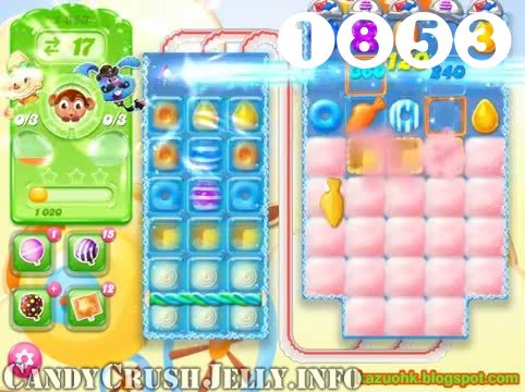 Candy Crush Jelly Saga : Level 1853 – Videos, Cheats, Tips and Tricks