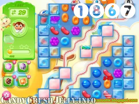 Candy Crush Jelly Saga : Level 1867 – Videos, Cheats, Tips and Tricks