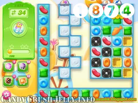 Candy Crush Jelly Saga : Level 1874 – Videos, Cheats, Tips and Tricks
