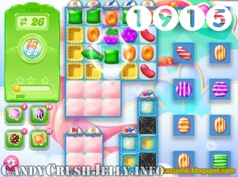 Candy Crush Jelly Saga : Level 1915 – Videos, Cheats, Tips and Tricks