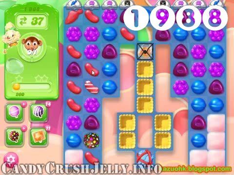 Candy Crush Jelly Saga : Level 1988 – Videos, Cheats, Tips and Tricks
