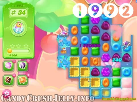 Candy Crush Jelly Saga : Level 1992 – Videos, Cheats, Tips and Tricks