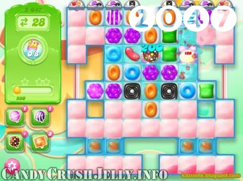 Candy Crush Jelly Saga : Level 2047 – Videos, Cheats, Tips and Tricks