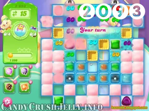 Candy Crush Jelly Saga : Level 2093 – Videos, Cheats, Tips and Tricks