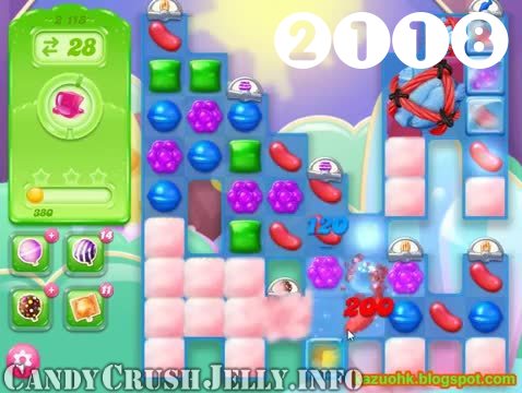 Candy Crush Jelly Saga : Level 2118 – Videos, Cheats, Tips and Tricks