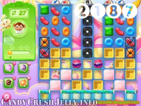 Candy Crush Jelly Saga : Level 2187 – Videos, Cheats, Tips and Tricks