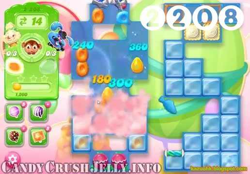 Candy Crush Jelly Saga : Level 2208 – Videos, Cheats, Tips and Tricks