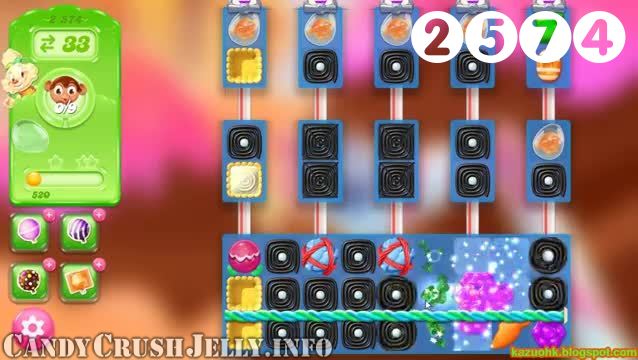 Candy Crush Jelly Saga : Level 2574 – Videos, Cheats, Tips and Tricks