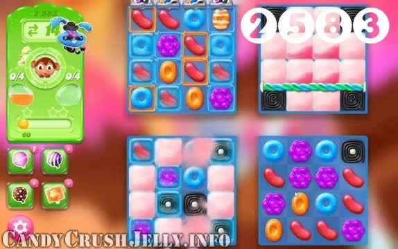 Candy Crush Jelly Saga : Level 2583 – Videos, Cheats, Tips and Tricks